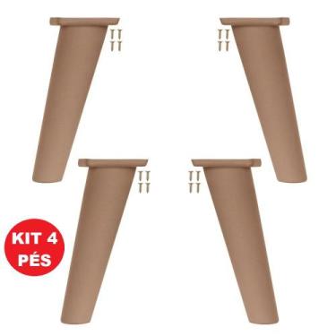 Imagem de Kit 4 Pés Retro Estilo Palito Cone Plastico Altura 15cm Acompanha Para