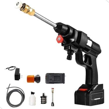 Imagem de Lavadora Portátil Alta Pressão 1000w Baterias 36v Recarregável Sem Fio