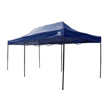 Imagem de Tenda Gazebo Dobrável Pagoda Oversize 3x6m Azul BelFix