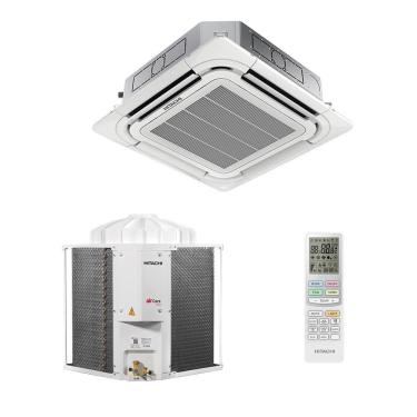 Imagem de Ar Condicionado Split Cassete Hitachi 4 Vias 36.000 BTUs Frio 220V