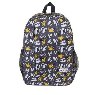 Imagem de Mochila G Juvenil Menino Looney Tunes Patolino Preta