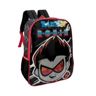 Imagem de Mochila de costas escolar infantil meninos meninas teen titans go!, Pr