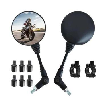 Imagem de Espelhos Retrovisores Para Motocicleta KTM, Antichoque, Dobráveis, Red