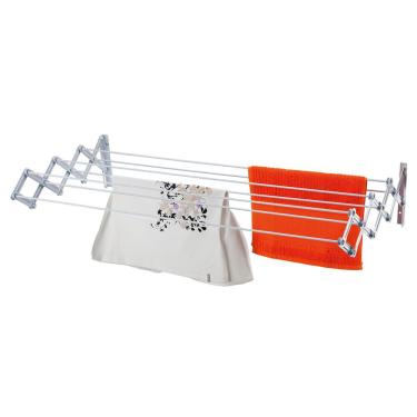 Imagem de Varal de Parede Sanfonado Utimil Aço Carbono 60 cm