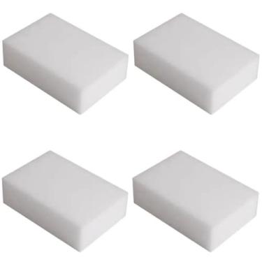 Imagem de Kit 4 esponjas magicas tira manchas para limpar tirar mancha