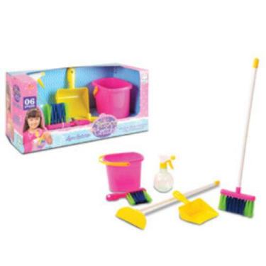 Imagem de Brinquedo Kit De Limpeza Infantil Com Água E Sabão - Nig Brinquedos