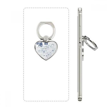 Imagem de Suporte de anel de telefone da China com pontos famosos de Hong Kong, suporte universal