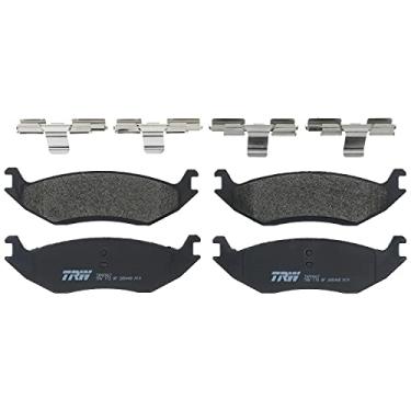 Imagem de TRW Pro TRM0967 Conjunto de pastilhas de freio a disco para Ram 1500 2011-2018, traseira e outras aplicações