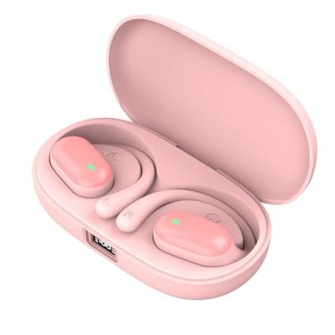 Imagem de X18 fones de ouvido sem fio BT de condução ao ar livre, montados na orelha, não intra-auriculares, display digital ENC fones de ouvido esportivos com redução de ruído