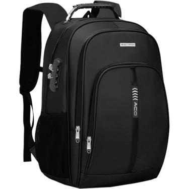 Imagem de Mochila Bolsa Masculina Feminina Notebook Anti Furto Reforçada Semi Impermeável Escolar Faculdade Trabalho Viagem Resistente Executiva Cabo De Aço Saída Usb SAÍDA Fone DE OUVIDO
