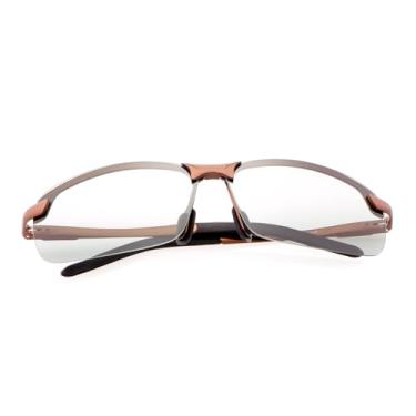 Imagem de Óculos de sol YIMI fotocromáticos polarizados para dirigir z87 para homens e mulheres óculos de segurança para dia e noite, Moldura marrom, Unicode