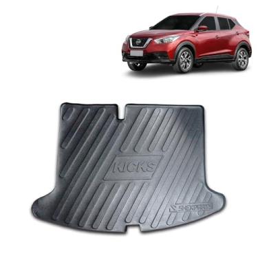 Imagem de Protetor de Porta-Malas Adaptável para Kicks 2016 2017 2018 2019 2020 2021 2022 2023 2024 Em Relevo Tapete Bandeja