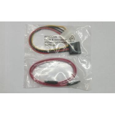 Imagem de Kit Cabo Sata Para Dados 50 Cm Hd Ssd E Cabo Sata Sinal - FOUR SOLUTIO
