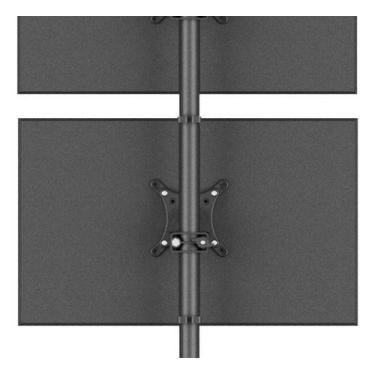 Imagem de Suporte Monitor Vertical Duplo Monitor De 10 A 27 Polegada - AVATRON