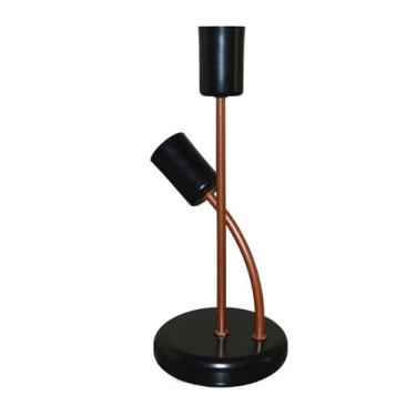 Imagem de Luminária de Mesa, Abajur para Sala Estilo Moderno com 02 Hastes - Biv