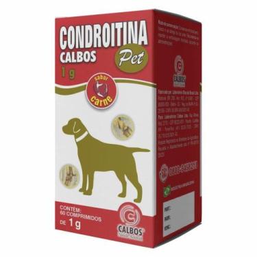 Imagem de Condroitina Pet Calbos 1g - Embalagem com 60 Comprimidos