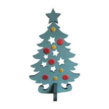 Imagem de Mini árvore de natal EVA decorativa enfeite natalino mesa decoração - 