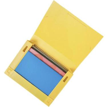 Imagem de Pasta Polionda Ofício 55MM Amarela Novaonda  Pacote com 10 Unidades - 