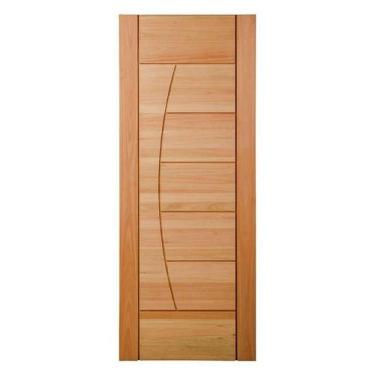 Imagem de Porta PM78 Solar em Madeira Maciça Eucalipto Cruzeiro, 120cm x 210cm