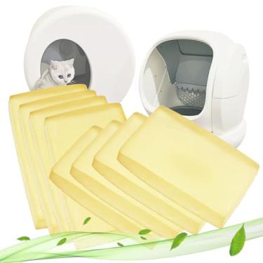 Imagem de Eliminador de odores de substituição para caixa de areia autolimpante para gatos MeoWay, desodorizador de banheiro para gatos compatível com caixa de areia automática MeoWant (pacote com 8)