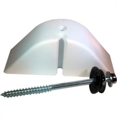 Imagem de Calco Para Telha Ondulada 2 Furos Branco 10 Pecas Kit 387320 - AZTTEC