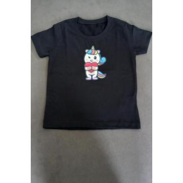 Imagem de Camiseta 100% algodão tamanho 1 ao 3 - Rlkids