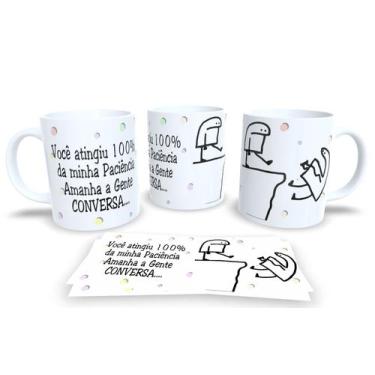 Imagem de Caneca de Porcelana Personalizada Flork Frases Engraçadas, Divertidas 