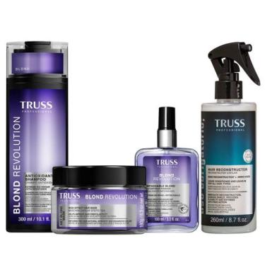 Imagem de Kit Truss Blond Revolution - Shampoo 300ml + Máscara 180g + Finalizado
