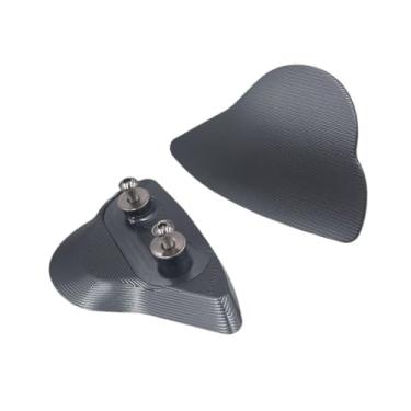 Imagem de QccHieUs 2x Mirror Block Off Placas substitui a liga de alumínio do espelho estável Hole decorativo de capa decorativa Acessórios de motocicletas para YZF-R6, Cinza