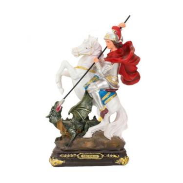 Imagem de São Jorge 42cm - Enfeite Resina - Tascoinport