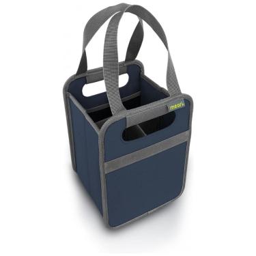 Imagem de Caixa Para Transporte de Vinhos MEORI até 4 Garrafas com Alça, Azul