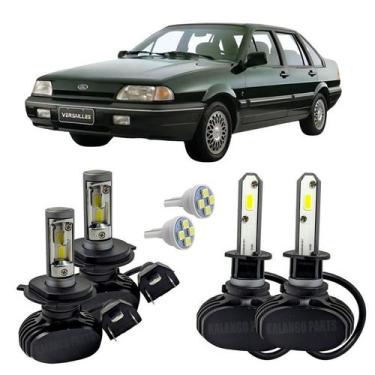 Imagem de Kit Ultra Led Farol Alto Baixo Milha Versailles 1991 A 1996 - Autovex