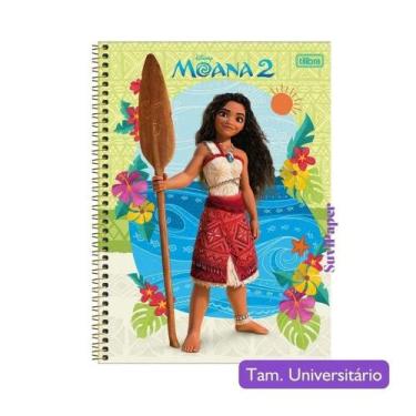 Imagem de Caderno Univ. 80 Folhas 1 Matéria Moana 2 Capa 3 - Tilibra