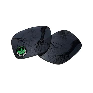 Imagem de Raydi Lentes de reposição de policarbonato para óculos de sol quadrados RayBan RB4202 55 mm - preto sólido - polarizado