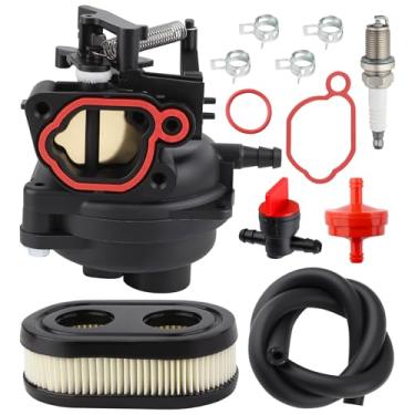 Imagem de Ethreey Kit de filtro de ar do carburador 799584 para Troy Bilt TB110 TB200 103M02 09P702 9P702 550EX 625EX 675EX 725 LC121P 163cc Craftsman M110 M230 M220 Substituir # 59405 8 594057 592361 594529
