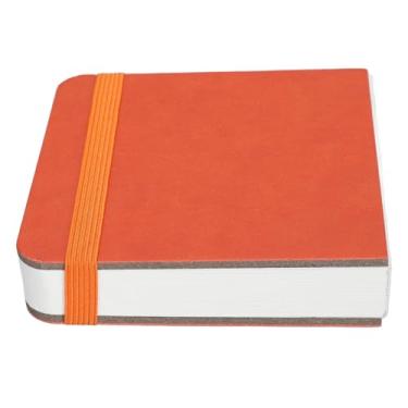 Imagem de Generic Jornal Aquarela, Livro de Desenho à Mão 10 X 10cm Easy Coloring Coloring Versátil 30 Folhas de Bolso Em Aquarela para a Escola (Laranja)