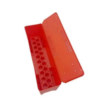 Imagem de Milageto Caixa de gaiolas para abelhas rainhas, gaiola para criação de abelhas rainhas, com capacidade para 20 peças, incubadora portátil para apicultores