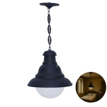 Imagem de Luminária Externa E Interna com Corrente Ipanema Alumínio - Luminárias