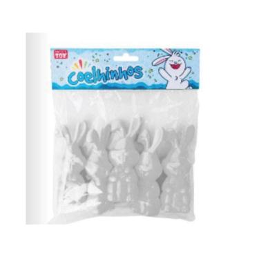 Imagem de Casquinhas De Coelho De Páscoa Natural C-5un