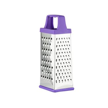 Imagem de Ralador de Cozinha Inox 4 Lados Retangular Queijos Vegetais