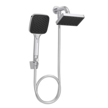 Imagem de Chuveiro Retangular com Desviador Flex Moderno Diâmetro 15cm Bitola 1/2 DN15 Deca