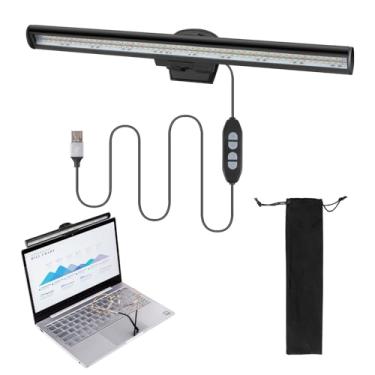 Imagem de VIGIND Computer Monitor Light,Screen Light Bar USB Powered Monitor Clamp Lamp,Eye Protect Clip On Monitor Lamps,Adjustable Brightness/Color,Over Monitor Light Bar