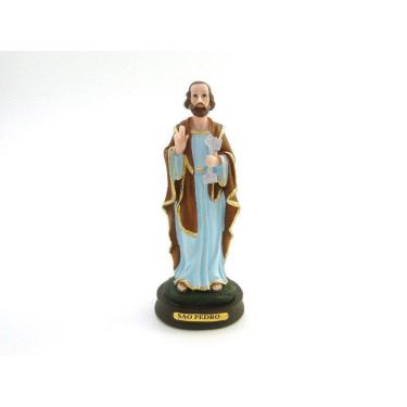 Imagem de Imagem São Pedro Resina 15 Cm