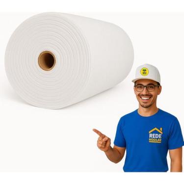 Imagem de 10m2 Mantatec Vp50 Bidim Original Tecido Branco Poliester, Branco