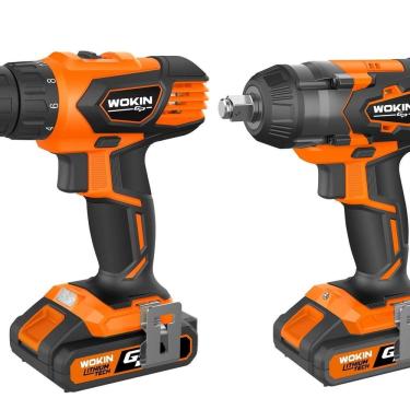 Imagem de Parafusadeira e Chave de Impacto 20v Wokin