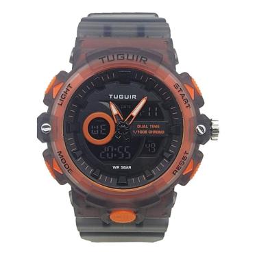 Imagem de Relógio Masculino Relógio Tuguir Anadigi Tg30415 Cinza E