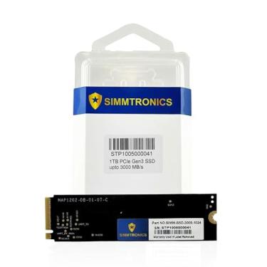 Imagem de Simmtronics SSD M.2 PCIe 3.0 NVMe de 1 TB | Leitura/gravação de até 3500/3000 MB/s | Cache DRAM e TLC NAND 3D | Unidade de estado sólido interna | Compatível com laptops e desktops | Garantia de 5