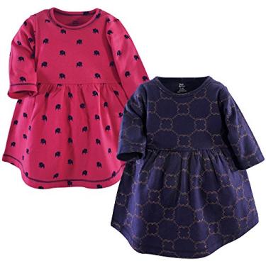 Imagem de Yoga Sprout Vestidos infantis de algodão para meninas, Elo dourado, 4 Anos