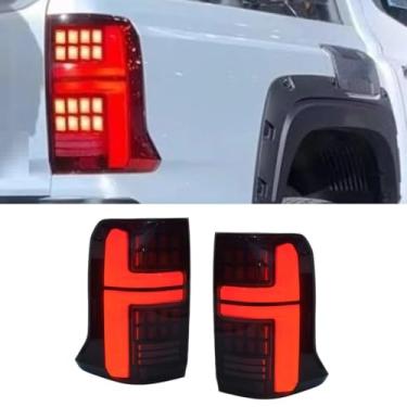 Imagem de Lanterna traseira de LED traseira esquerda direita montagem de luzes traseiras lâmpada de canto ampla compatível com TRITON L200 2024+