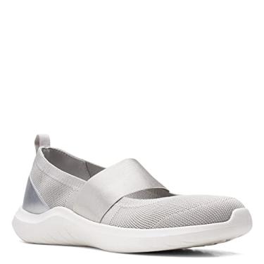 Imagem de Clarks T nis feminino Nova Sol, Cinza, 5